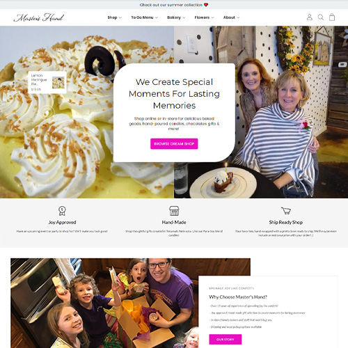 Master's Hand Candles - Portfolio Work