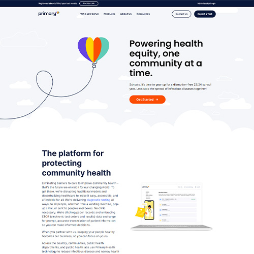 Primary.Health - Portfolio Work